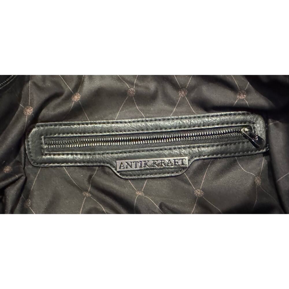 Antik Kraft - Vegan Leather,‎ Black Bag - Picture 4 of 6